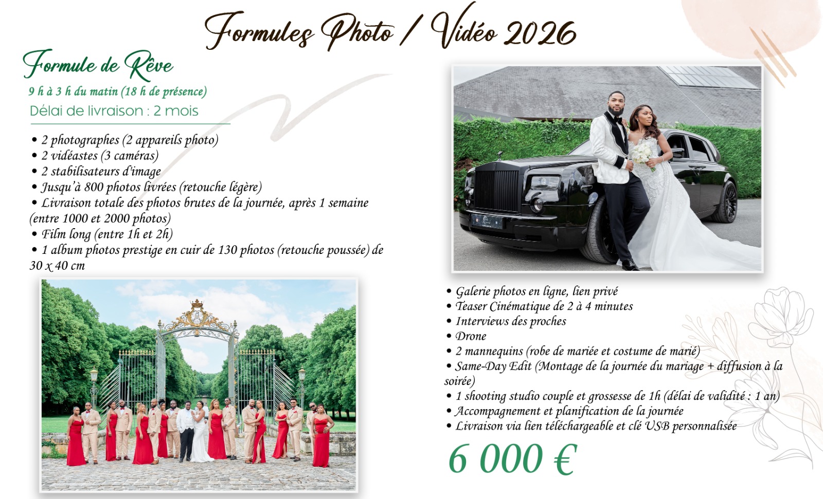 Formule de rêve , les marvelous wedding